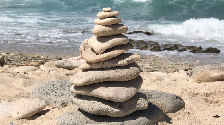 A photo Laurie took of rocks 